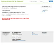 Kleine Seitenvorschau von essenbestellung-dksb-radebeul.de