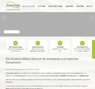 Kleine Seitenvorschau von schelztor-klinik.de