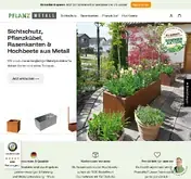 Kleine Seitenvorschau von pflanzmetall.de