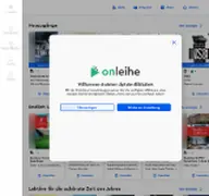 Kleine Seitenvorschau von essen.onleihe.de