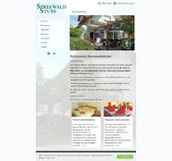 Kleine Seitenvorschau von spreewaldstube.de
