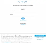 Kleine Seitenvorschau von my.frosch-sportreisen.de
