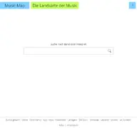Kleine Seitenvorschau von music-map.de