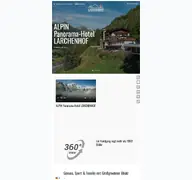 Kleine Seitenvorschau von hotellaerchenhof.at