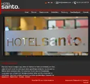 Kleine Seitenvorschau von hotelsanto.de