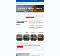 Kleine Seitenvorschau von mw-caravaning.de