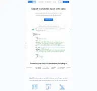 Kleine Seitenvorschau von newsapi.org