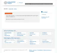 Kleine Seitenvorschau von cms05.univie.ac.at