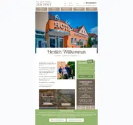 Kleine Seitenvorschau von hotelzurpost-lauf.de