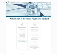 Kleine Seitenvorschau von psychiatrie-nordost.de