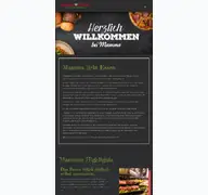 Kleine Seitenvorschau von mamma-forno.de