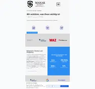 Kleine Seitenvorschau von manaksecurity.de
