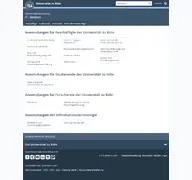 Kleine Seitenvorschau von vits.uni-koeln.de