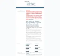 Kleine Seitenvorschau von psychotherapie-an-der-lenne.de