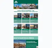 Kleine Seitenvorschau von bootsfahrt-luebeck.de