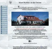 Kleine Seitenvorschau von hotel-kiebitz.de
