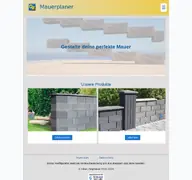 Kleine Seitenvorschau von mauerplaner.de
