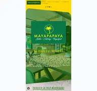 Kleine Seitenvorschau von mayapapaya.de