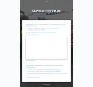 Kleine Seitenvorschau von maybachufer.de
