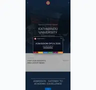 Kleine Seitenvorschau von ku.edu.np