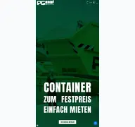 Kleine Seitenvorschau von pg-container.de