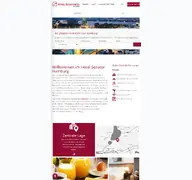 Kleine Seitenvorschau von hotel-senator-hamburg.de