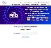 Kleine Seitenvorschau von pgprof.de