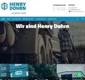 Kleine Seitenvorschau von henry-dohrn.de