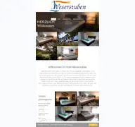 Kleine Seitenvorschau von hotel-weserstuben.de