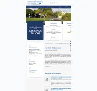 Kleine Seitenvorschau von gemeinde-tauche.de