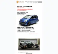 Kleine Seitenvorschau von geparda.de