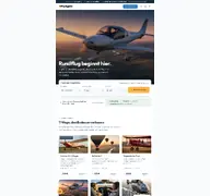 Kleine Seitenvorschau von flyagain.de