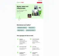 Kleine Seitenvorschau von geria-med.de