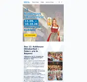 Kleine Seitenvorschau von koblenzer-oktoberfest.de