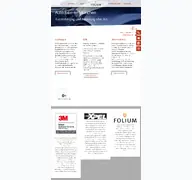 Kleine Seitenvorschau von folium.de
