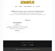 Kleine Seitenvorschau von howaner.de