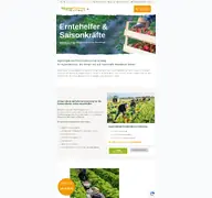 Kleine Seitenvorschau von erntehelfer-versichern.de