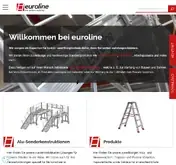 Kleine Seitenvorschau von euroline-leitern.de
