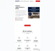 Kleine Seitenvorschau von aktion.kuechenlagerverkauf-brilon.de