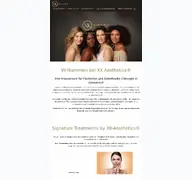 Kleine Seitenvorschau von xk-aesthetics.de