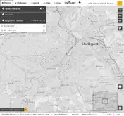Kleine Seitenvorschau von maps.stuttgart.de