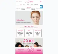 Kleine Seitenvorschau von gyncare.de