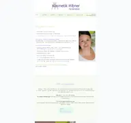Kleine Seitenvorschau von kosmetik-hibner.de