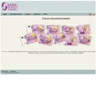 Kleine Seitenvorschau von euro-souvenirscheine.de