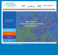 Kleine Seitenvorschau von krankenhaeuser-stuttgart.de