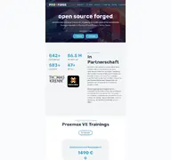 Kleine Seitenvorschau von proxforge.de
