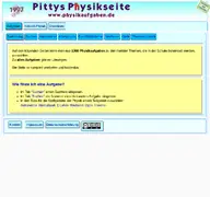 Kleine Seitenvorschau von physikaufgaben.de