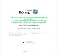Kleine Seitenvorschau von polizei.thueringen.de