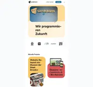 Kleine Seitenvorschau von sandstorm.de