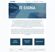 Kleine Seitenvorschau von signa.at